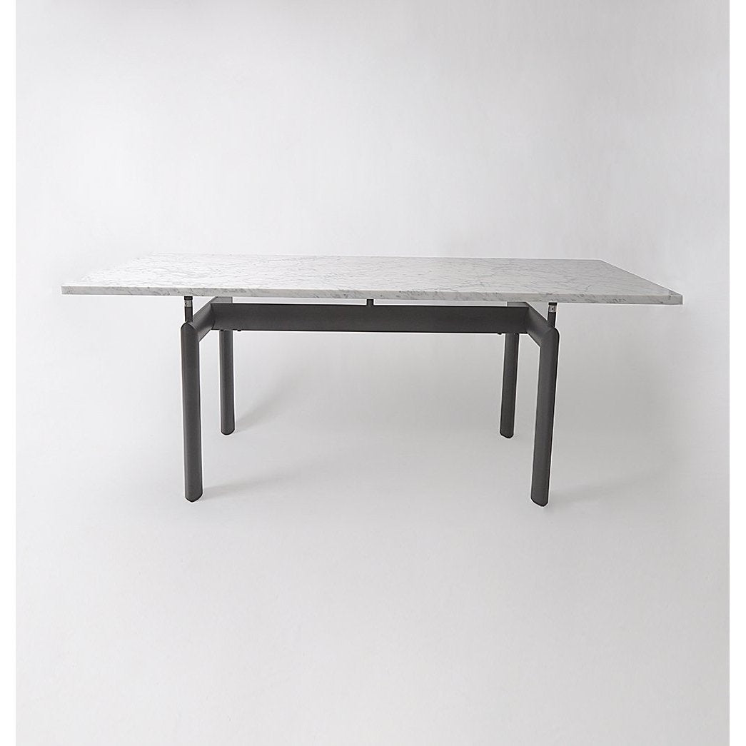 Roland Dining Table Marble Top White Carrara Steel Base Medium or Large Size Image 1