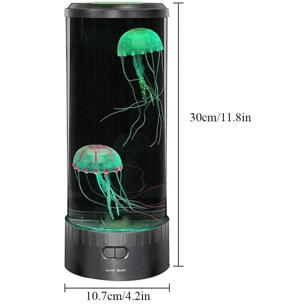 LED Fantasy Jellyfish Lamp with Vibrant 5 Color Changing Light Effects, Synthetic Jelly Round Aquarium Mood Lamp Image 4