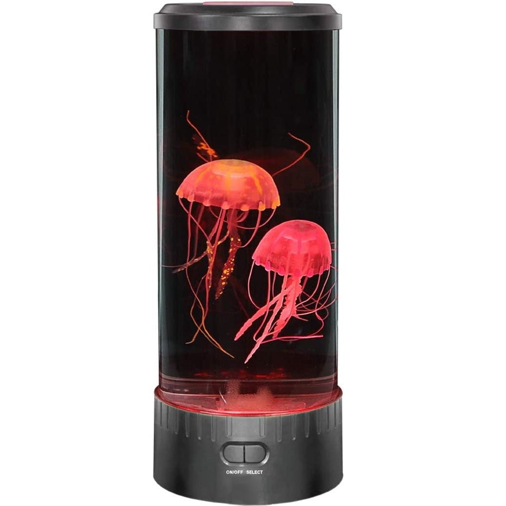 LED Fantasy Jellyfish Lamp with Vibrant 5 Color Changing Light Effects, Synthetic Jelly Round Aquarium Mood Lamp Image 7