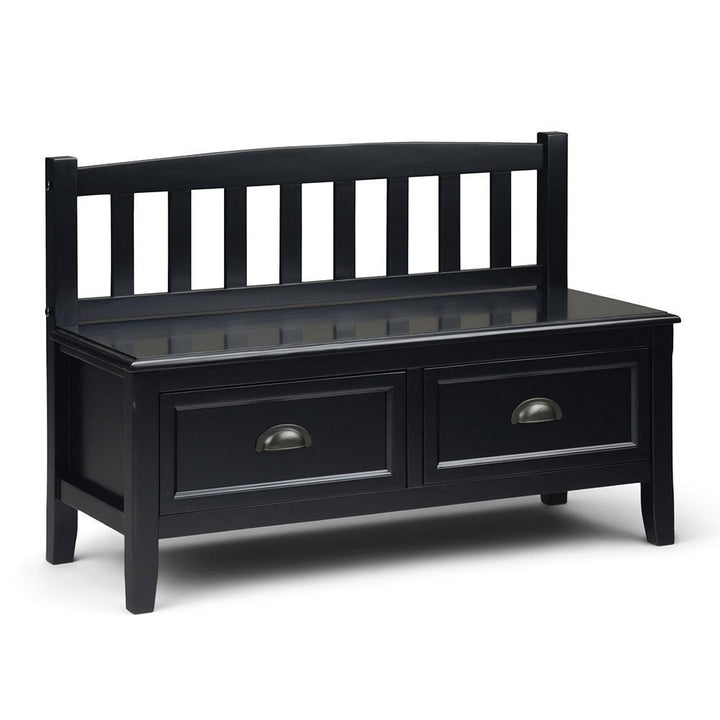 Burlington Entryway Storage Bench with Drawers Image 1