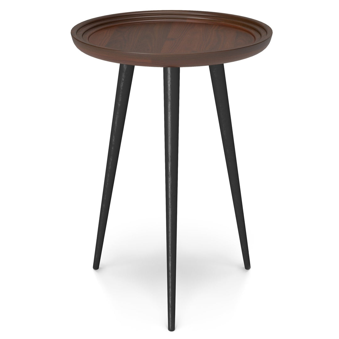 Clairmont Round Side Table in Acacia Image 1