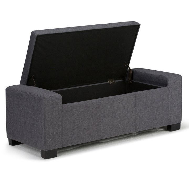 Laredo Storage Ottoman in Linen Image 3