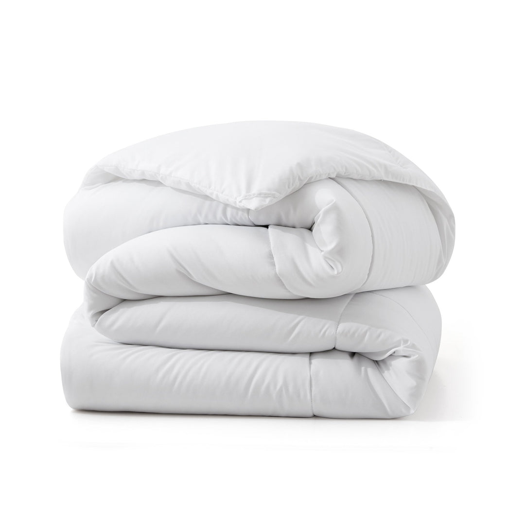 Luxury Solid All Season Comforter, Machine Washable, Down Alternative Comforter Duvet Insert Image 10