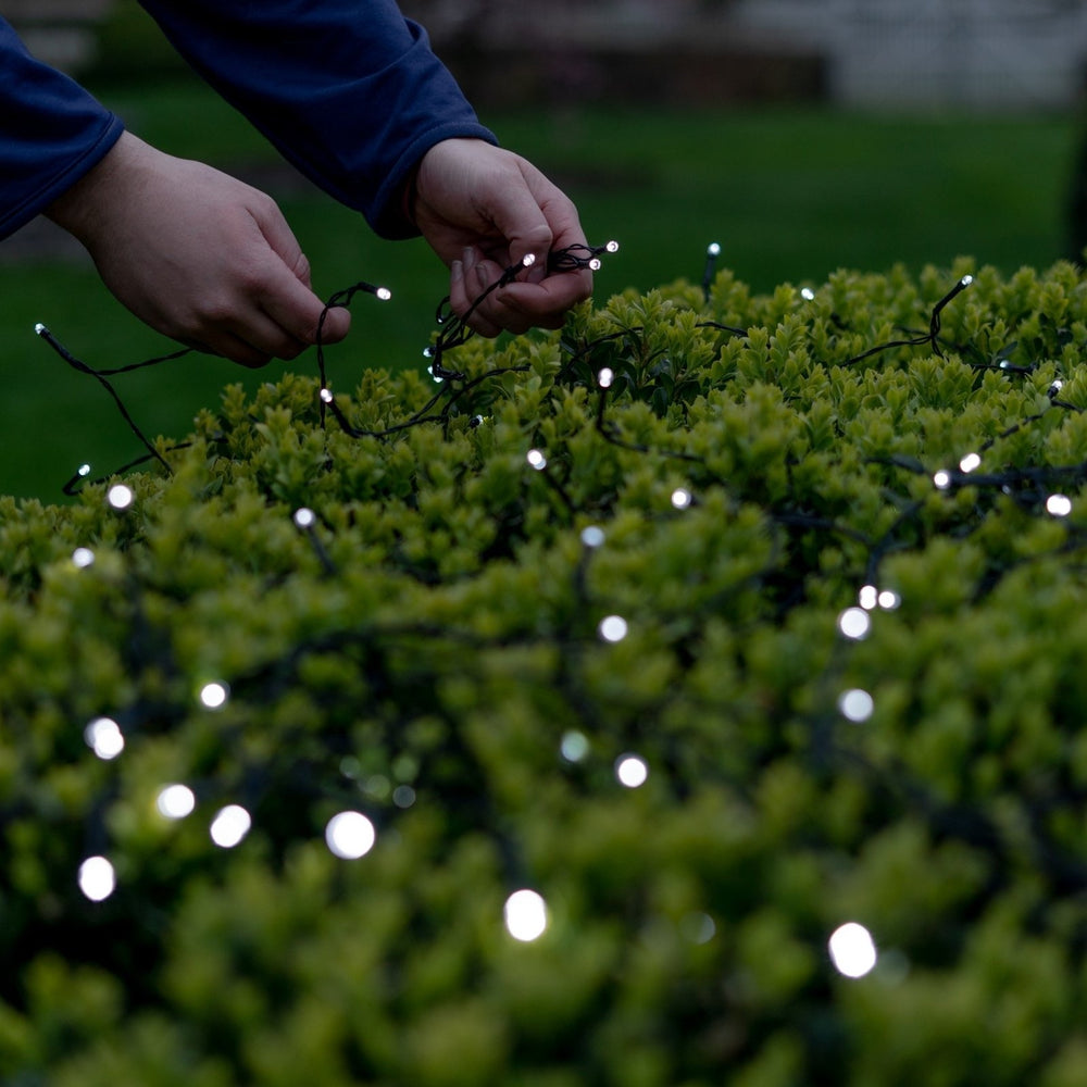125 Solar Powered LED String Lights - 3 Colors Available Image 2