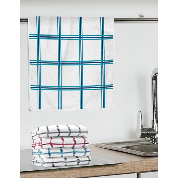 3-Pack: Oversized Absorbent Ultra-Soft 100% Cotton Plaid Premium Kitchen Dish Linen Towels 15"x25" Image 11