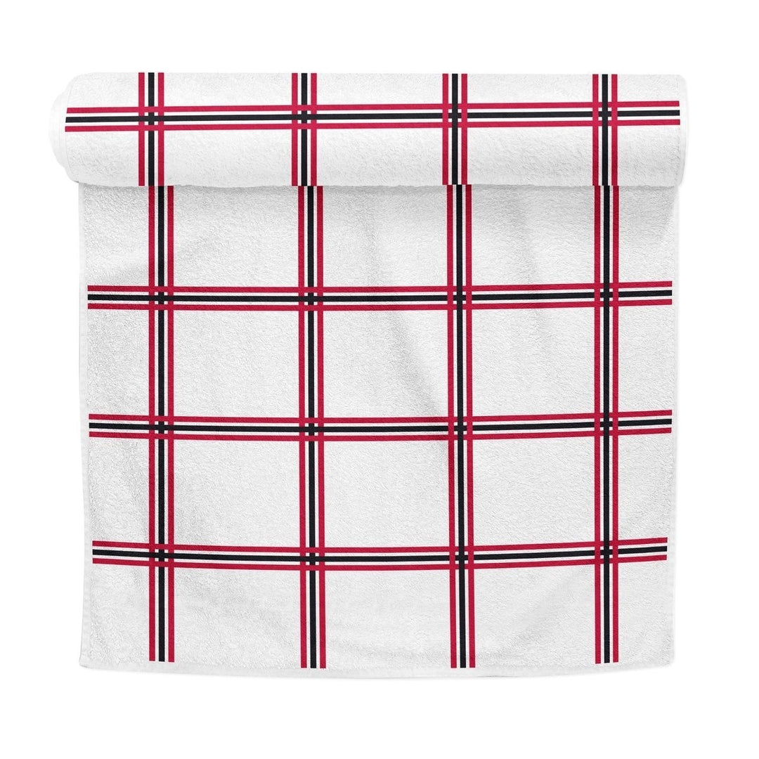 10-Pack: Oversized Absorbent Ultra-Soft 100% Cotton Plaid Premium Kitchen Dish Linen Towels 15"x25" Image 9