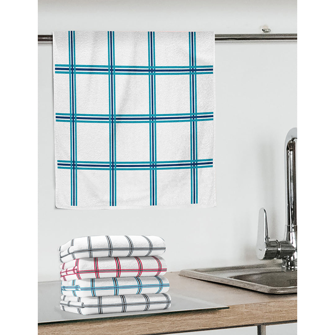 10-Pack Ultra-Soft Cotton Plaid Kitchen Dish Towels 15x25 inch Absorbent Image 11