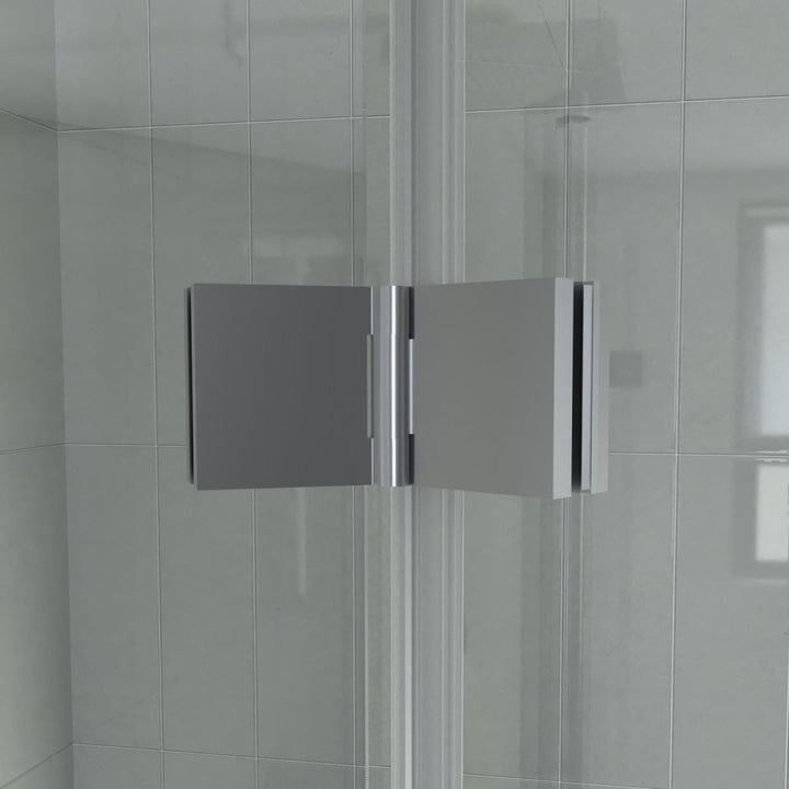 Aero 30x72 Bi-Folding Shower Door Chrome Finish 1/4in Clear Glass Panels Image 11