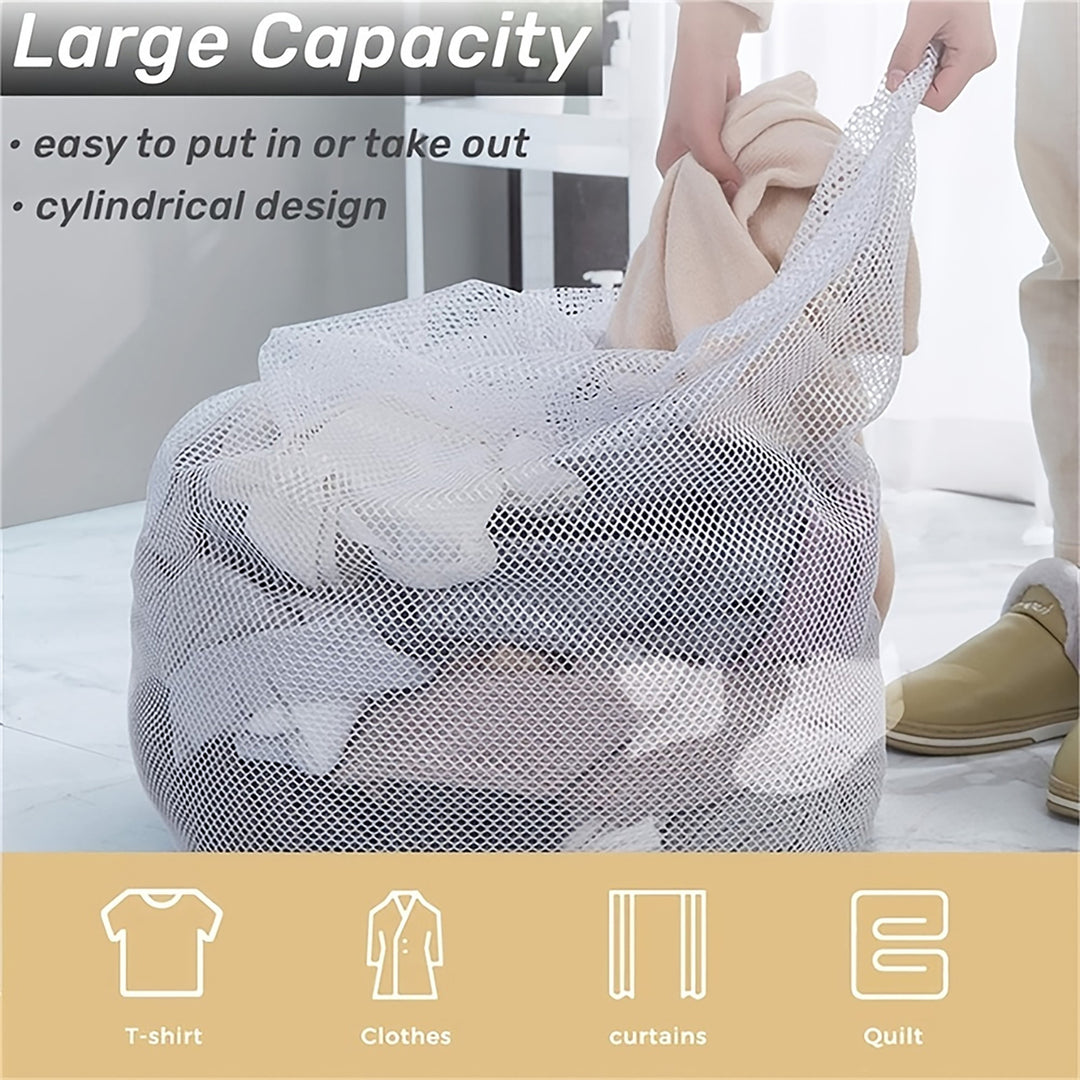 Heavyweight Oversized Laundry Storage Bag 40x30 Locking Drawstring Closure Image 8