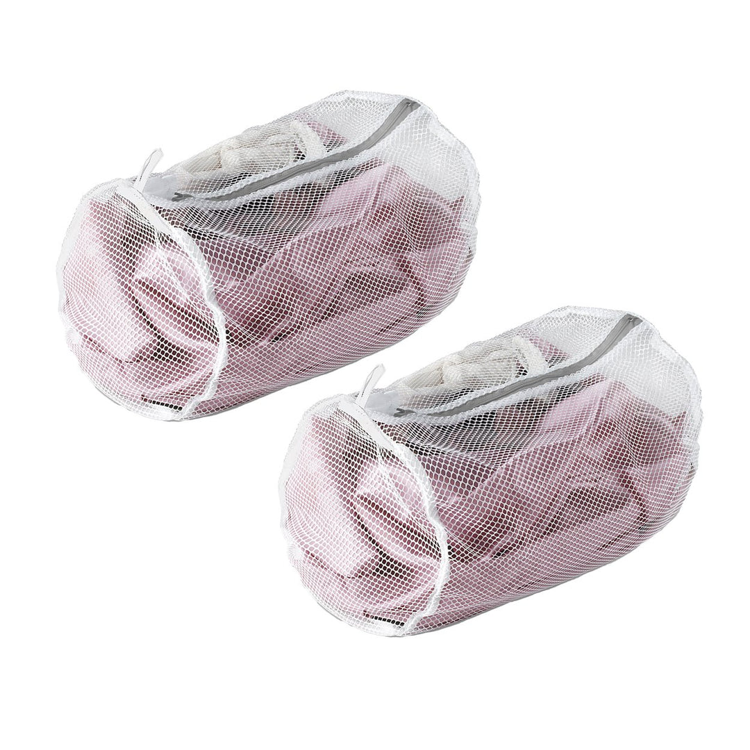 Large Multi-Purpose Nylon Mesh Lingerie Storage Wash Bag 2-Pack 13.5x9x9 Image 1