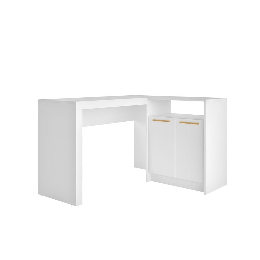 Kalmar L-Shaped Office Desk with Inclusive Cabinet Image 1