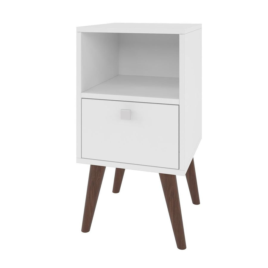 Abisko Side Table with 1 shelf in White Image 1