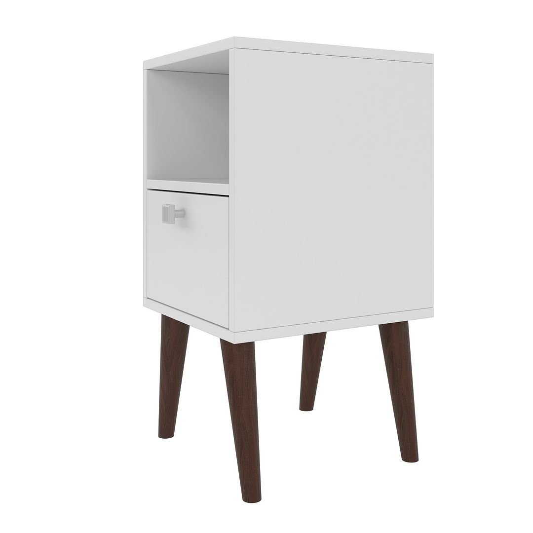 Abisko Side Table with 1 shelf in White Image 6