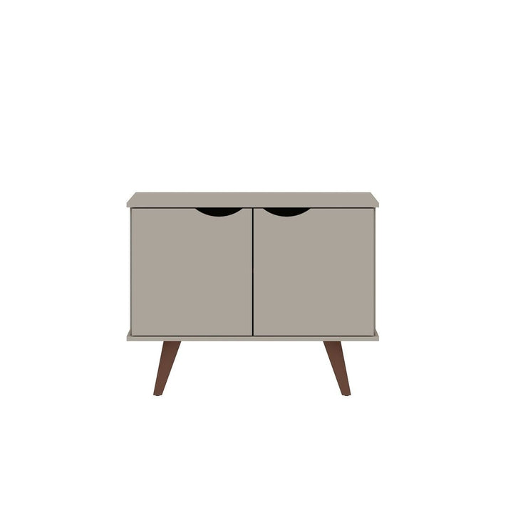 Hampton 33.07 Accent Cabinet with 2 Shelves Solid Wood Legs Image 6