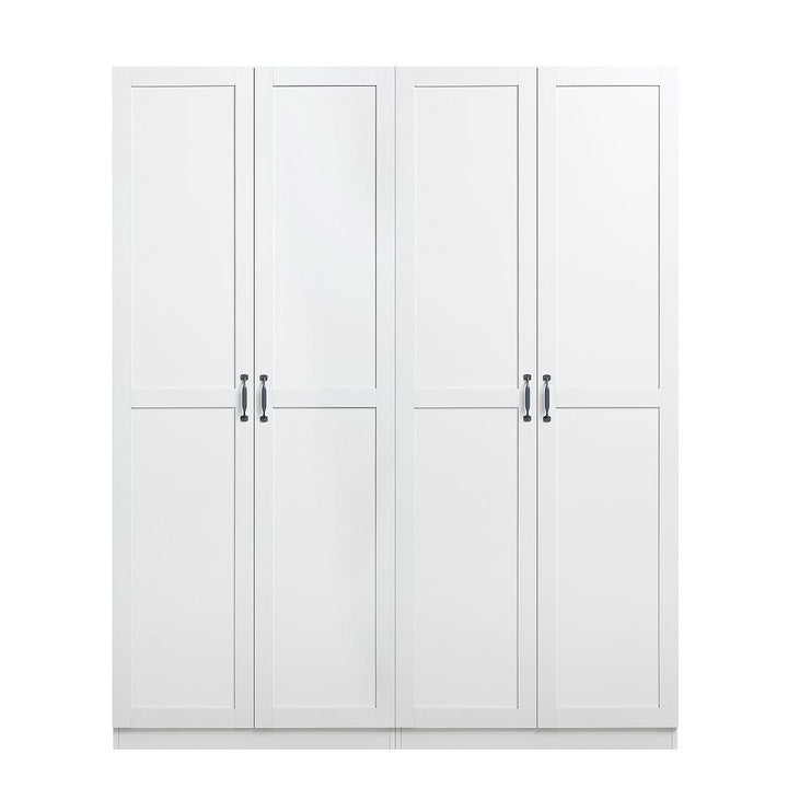 Hopkins Storage Closet Set of 2 4 Large Shelves Soft Close Cabinets Ideal Storage Image 1