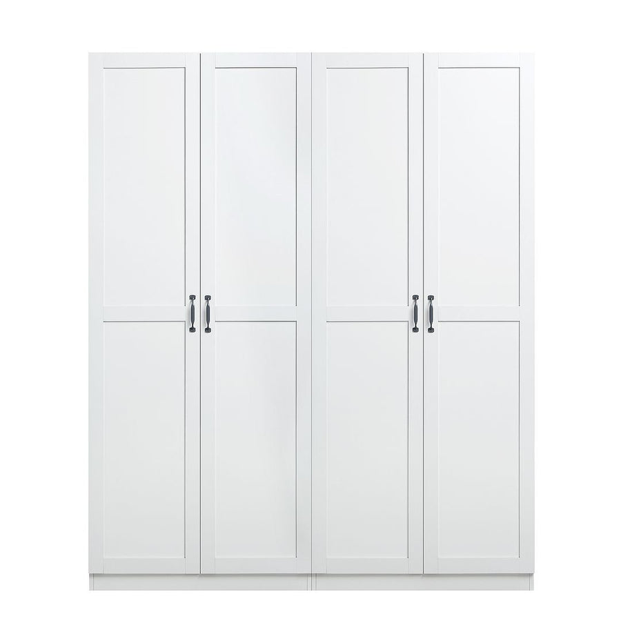 Hopkins Storage Closet Set of 2 4 Large Shelves Soft Close Cabinets Ideal Storage Image 1