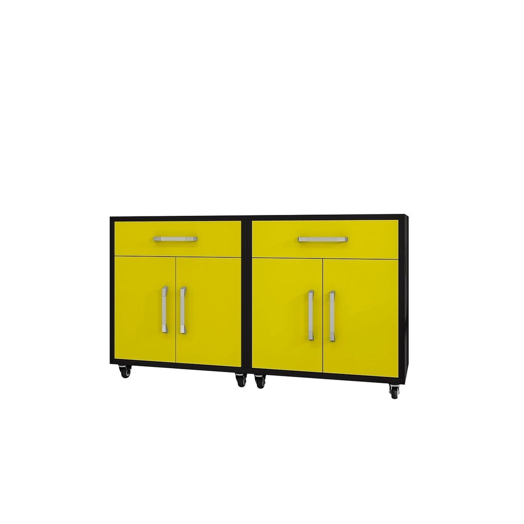 Eiffel Mobile Garage Cabinet (Set of 2) Image 1