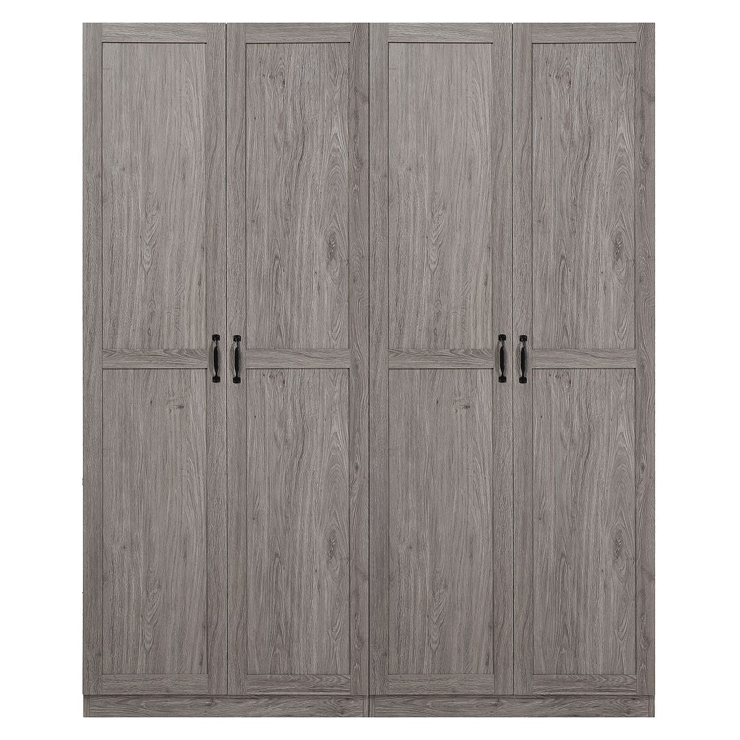 Hopkins Modern Storage Closet 3.0 Set of 2 Cabinets with 4 Shelves Soft Close Doors Image 5