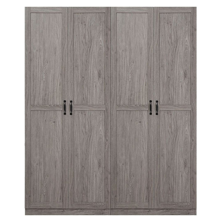 Hopkins Modern Storage Closet 3.0 Set of 2 Cabinets with 4 Shelves Soft Close Doors Image 1