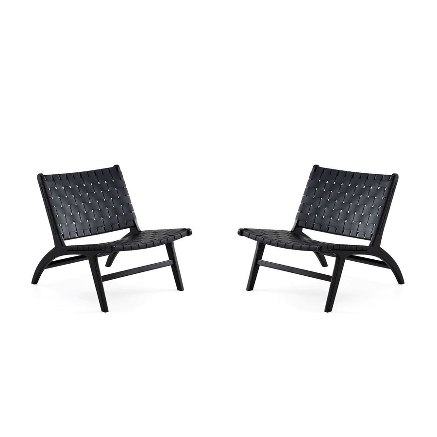 Maintenon Leatherette Accent Chair - Set of 2 Image 1