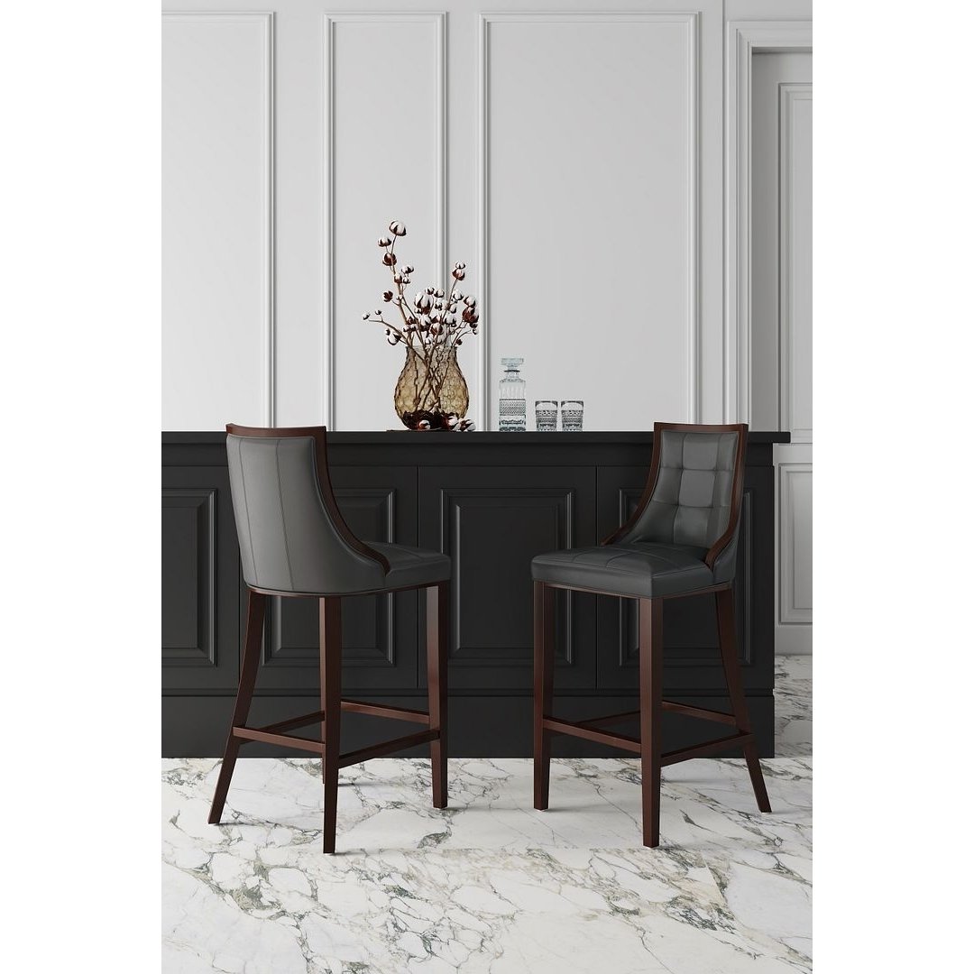 Fifth Avenue Faux Leather Barstool (Set of 2) Image 2