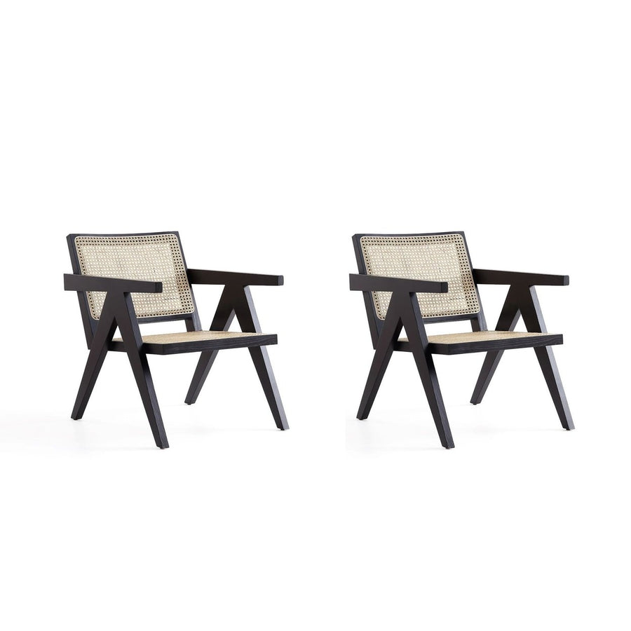 Hamlet Accent Chair and Natural Cane - Set of 2 Image 1