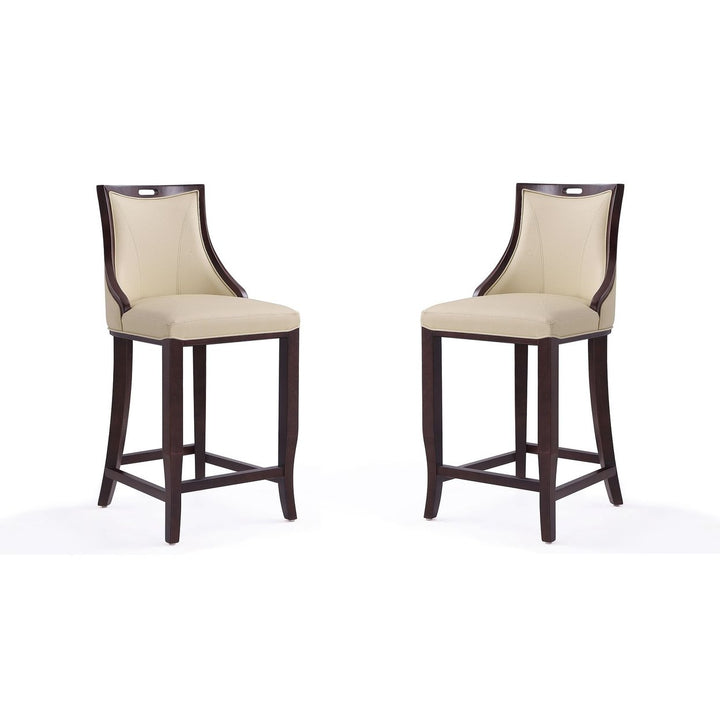 Emperor Faux Leather Barstool (Set of 2) Image 5