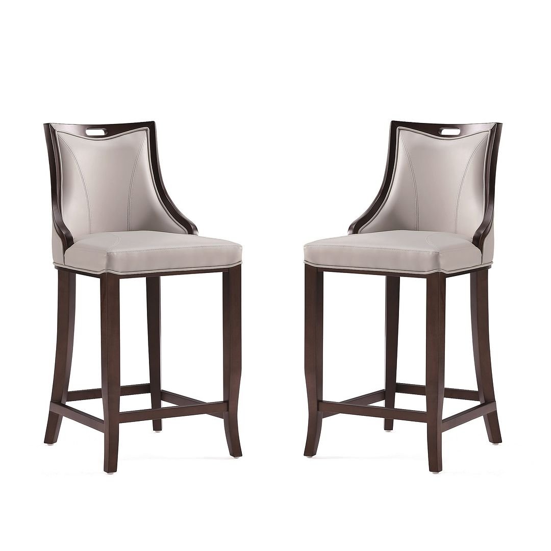 Emperor Faux Leather Barstool (Set of 2) Image 6