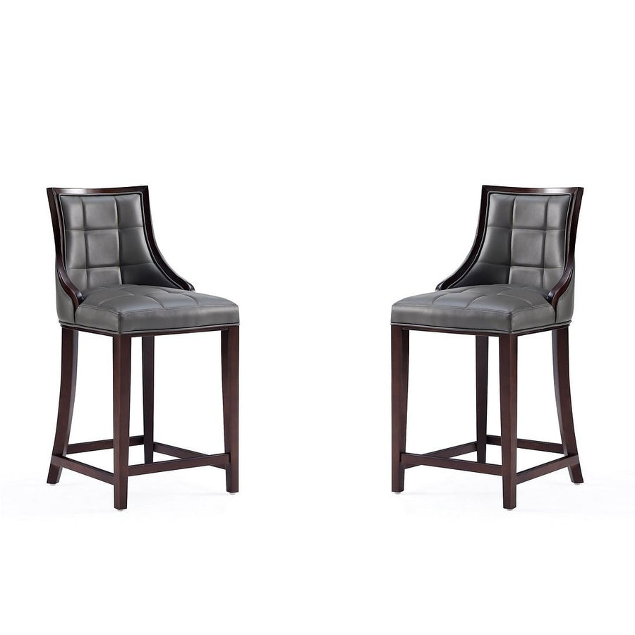 Fifth Avenue Faux Leather Counter Stool (Set of 2) Image 1