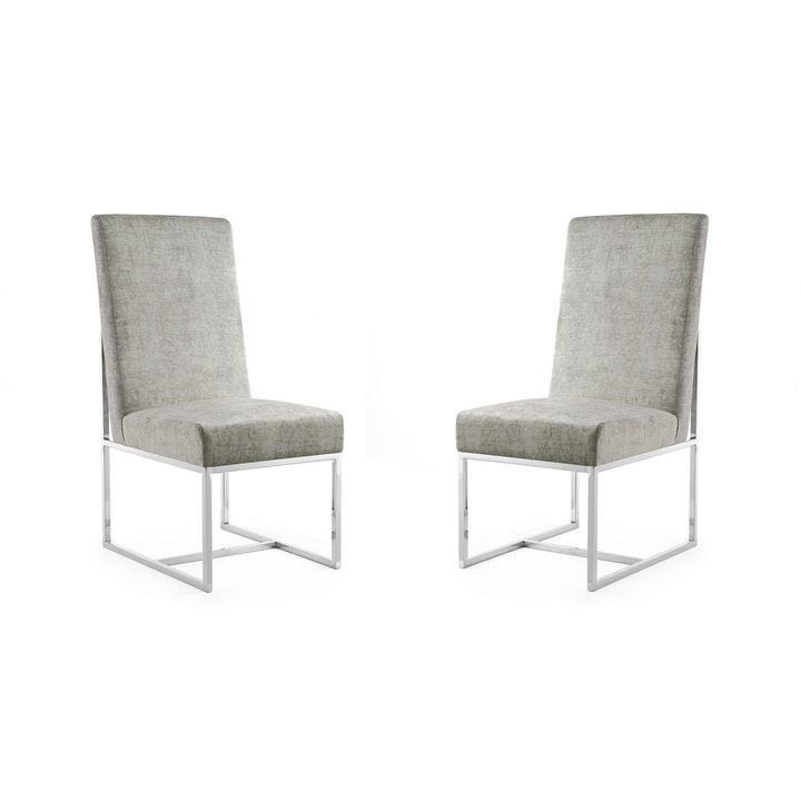 Element Blue Velvet Dining Armchair (Set of 2) Image 6