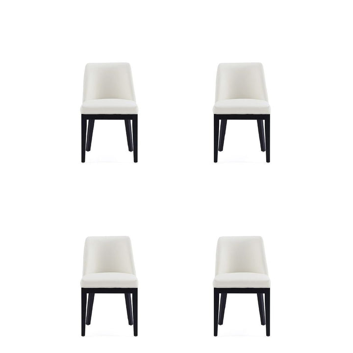 Gansevoort Modern Faux Leather Dining Chair (Set of 4) Image 1