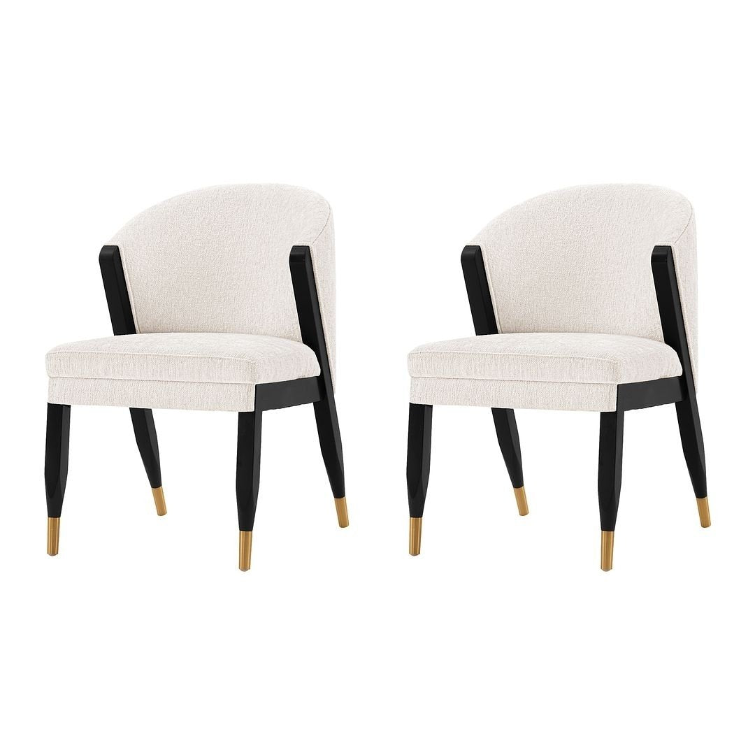 Modern Ola Boucle Dining Chair - Set of 2 Image 1