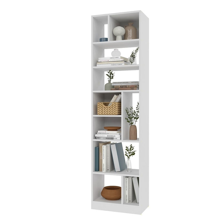 Valenca Bookcase 4.0 with 10 shelves in White Image 4