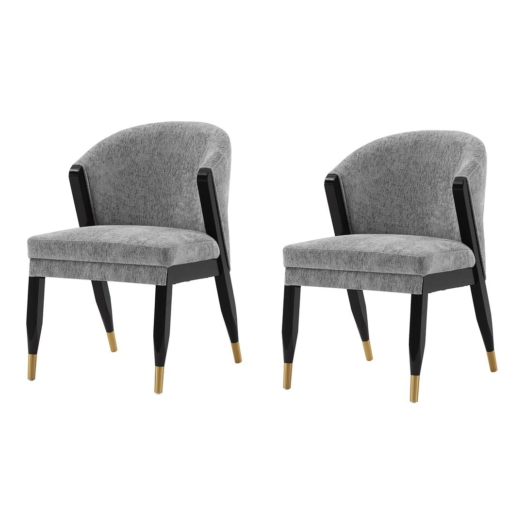 Modern Ola Boucle Dining Chair - Set of 2 Image 4