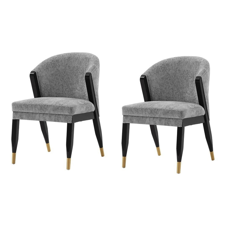 Modern Ola Boucle Dining Chair - Set of 2 Image 1