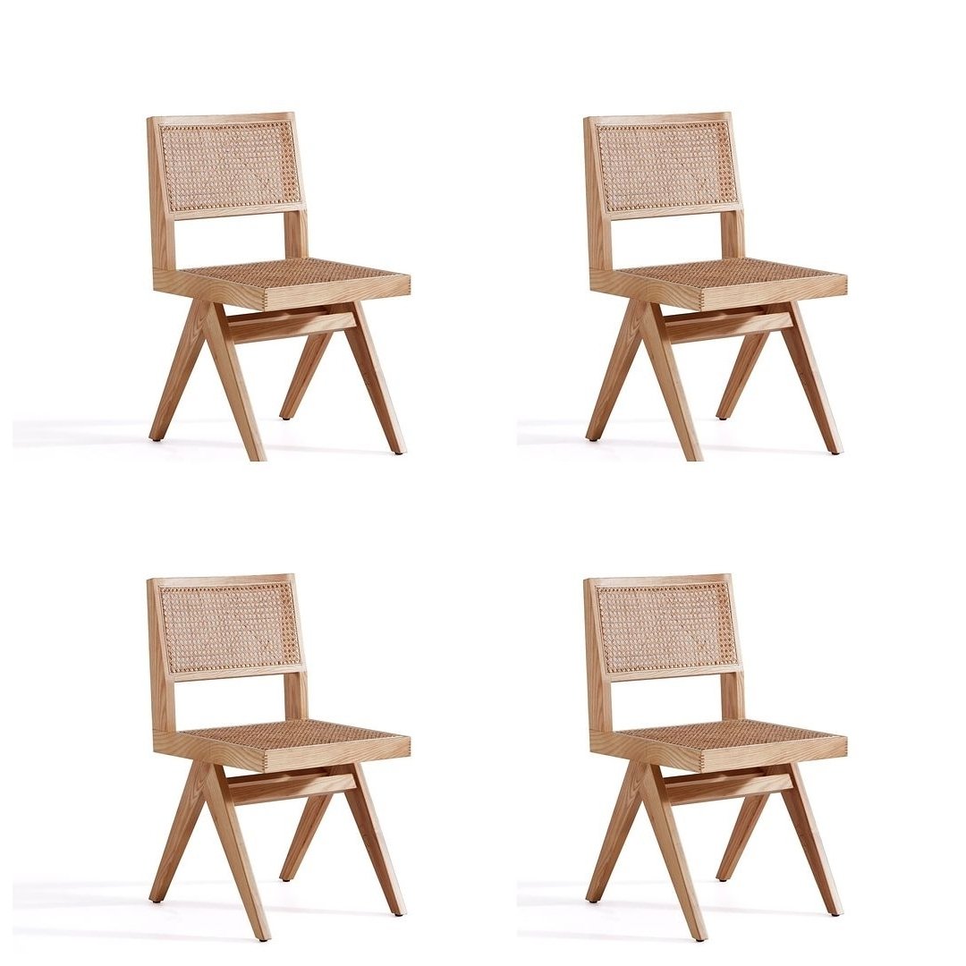 Hamlet Dining Chair and Natural Cane - Set of 4 Image 1