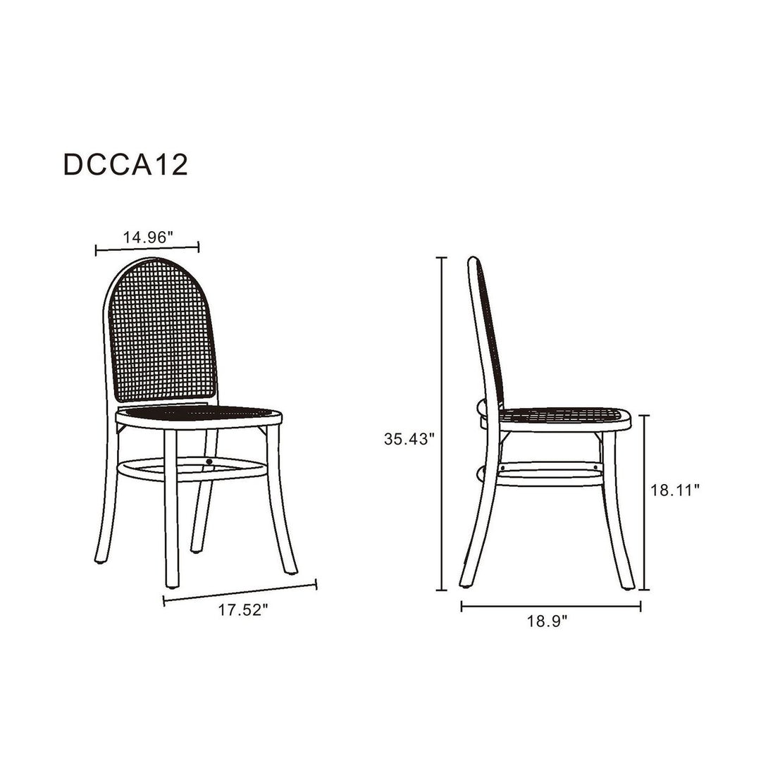 Paragon Dining Chair 2.0 and Cane - Set of 4 Image 3