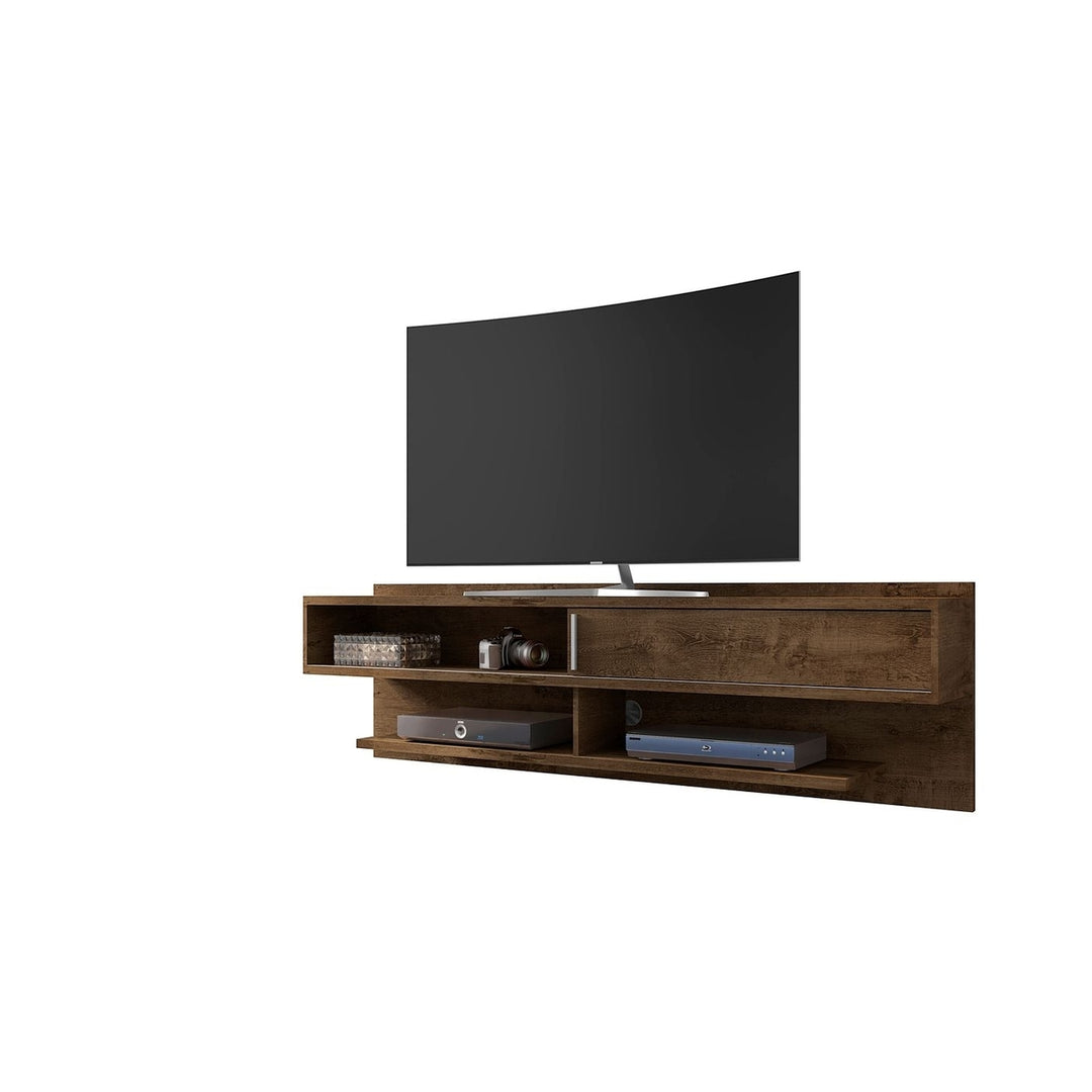 Astor 70.86 Modern Floating Entertainment Center Off White Media Shelves 1.0 Image 6