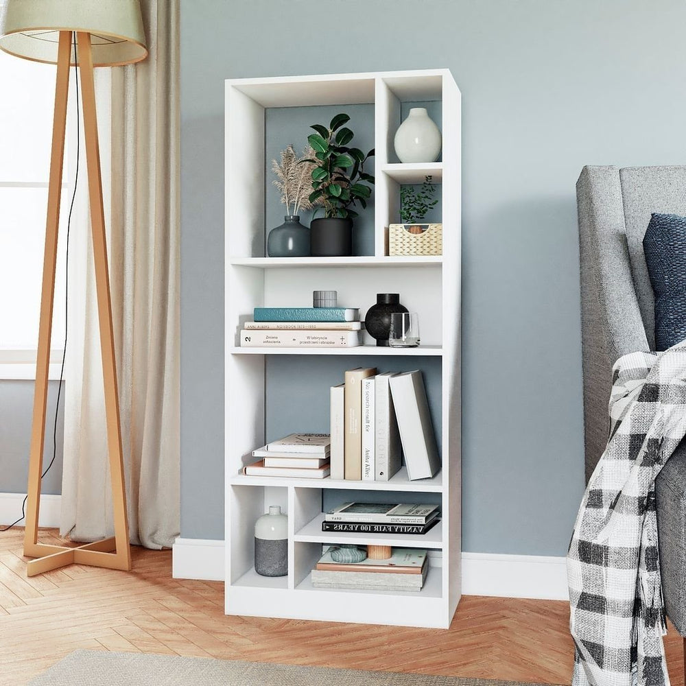 Valenca Bookcase 3.0 with 8 shelves in White Image 2