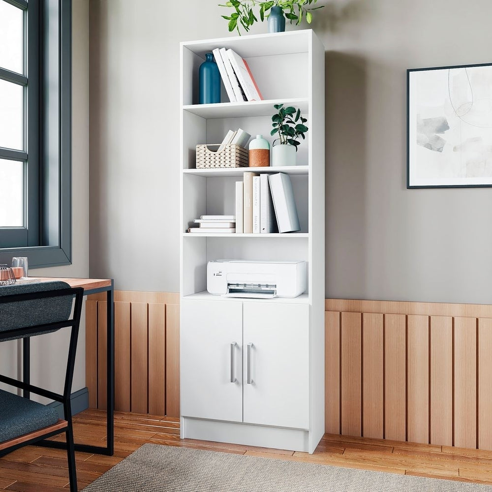 Catarina Cabinet with 5 shelves in White Image 2