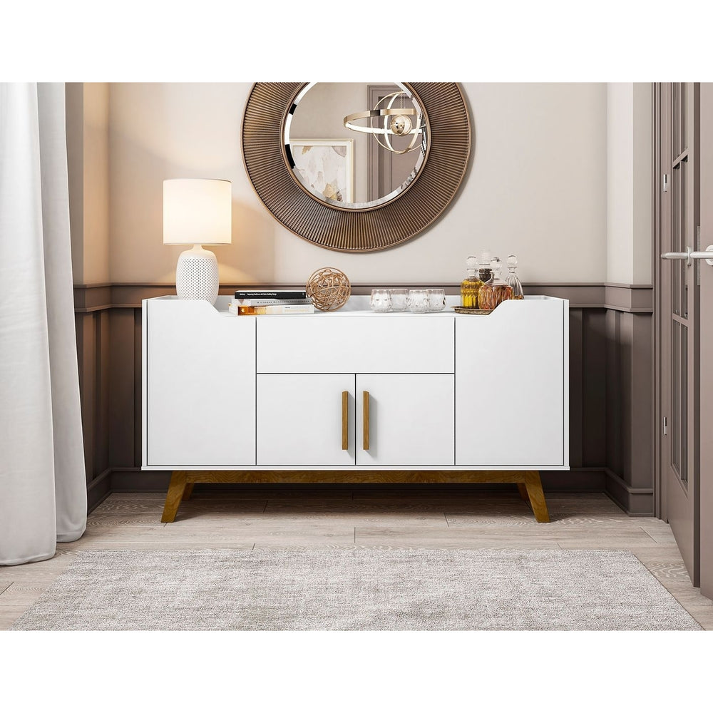 Addie 53.54 Sideboard with 5 Shelves Image 2