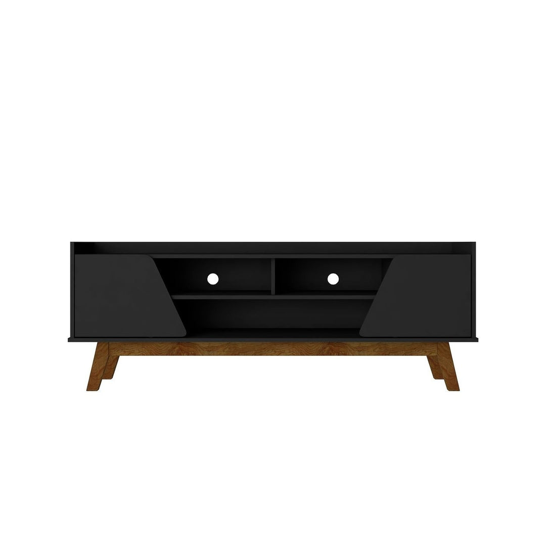 Mid-Century Modern Marcus 62.99 TV Stand with Solid Wood Legs Image 1