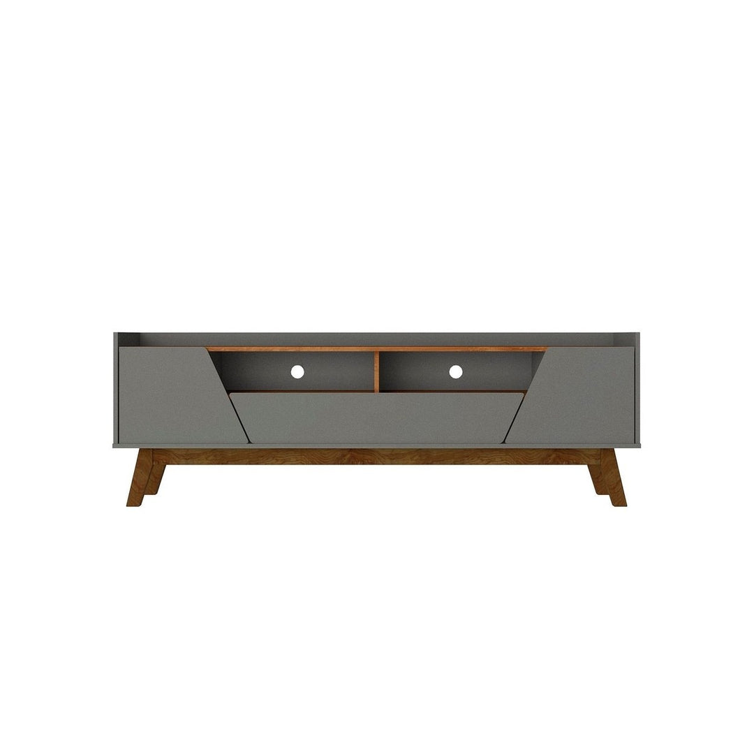Mid-Century Modern Marcus 70.86 TV Stand with Solid Wood Legs Image 5