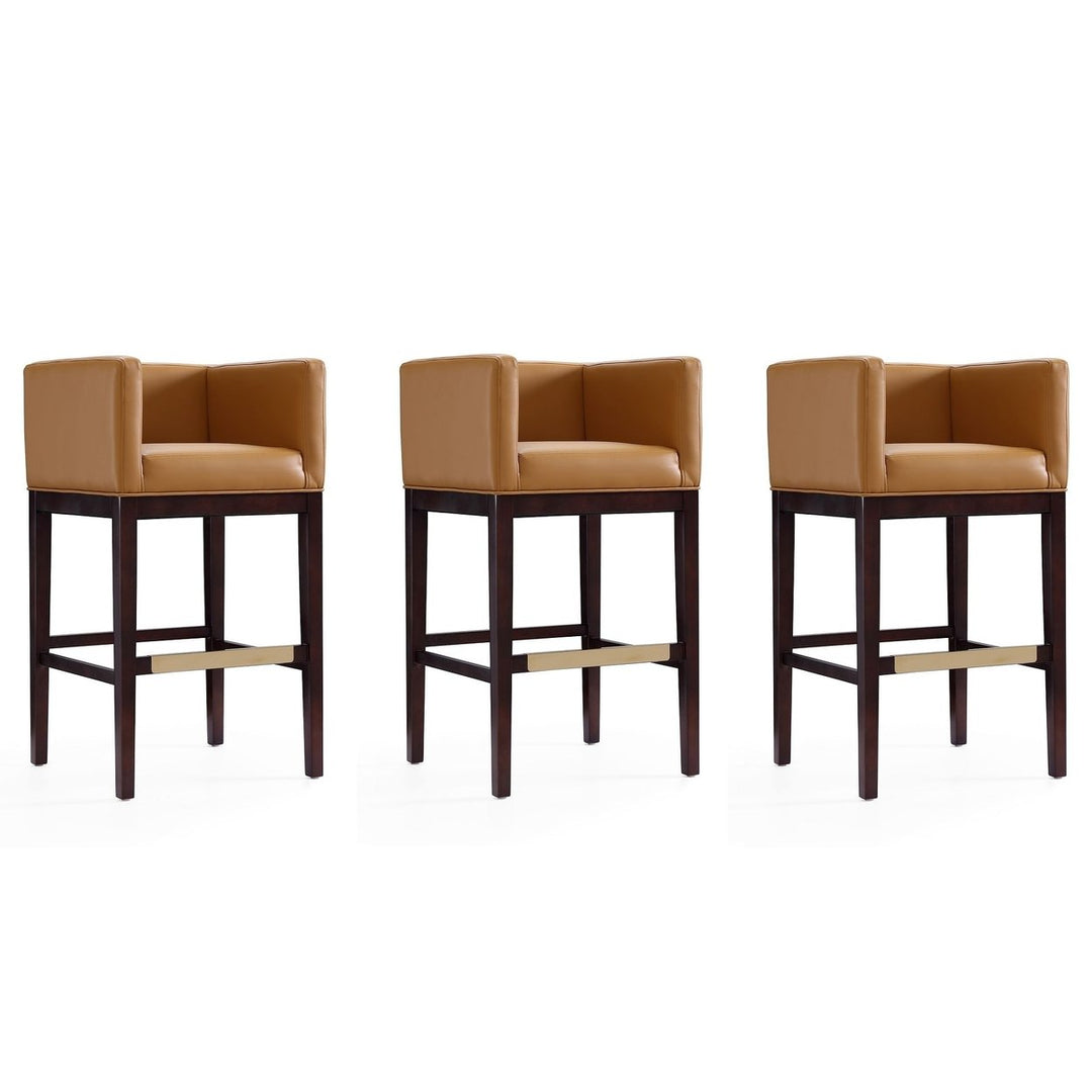 Kingsley 38 in. Beech Wood Barstool (Set of 3) Image 3