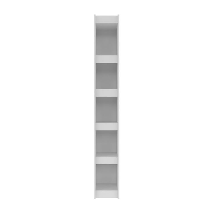 Parana Bookcase 1.0 with 5 shelves in White Image 5