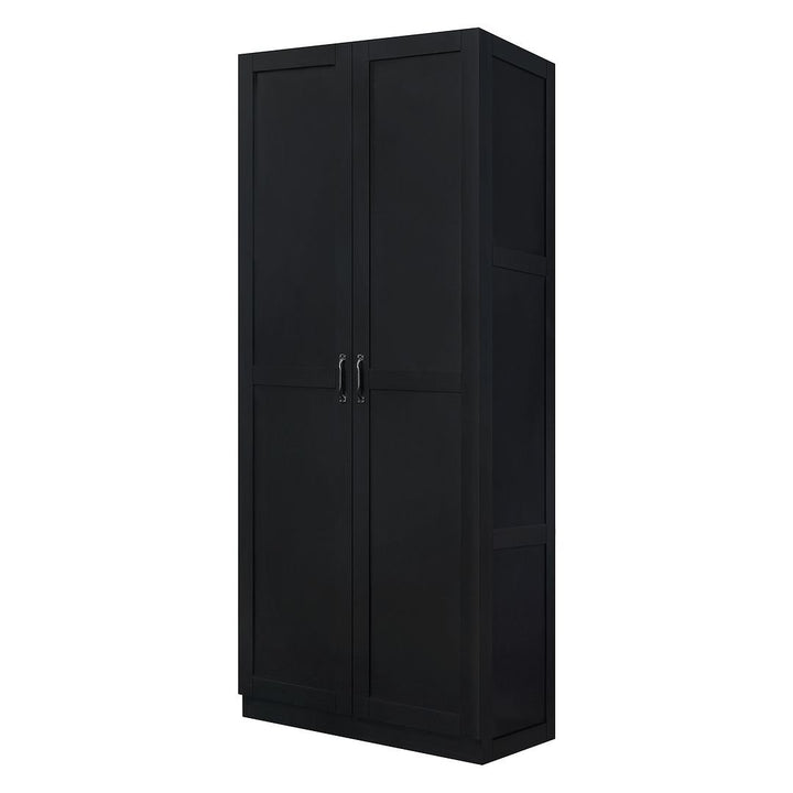 Hopkins Modern Storage Closet 3.0 Cabinet with 4 Shelves Soft Close Doors Image 4