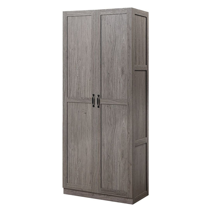 Hopkins Modern Storage Closet 3.0 Cabinet with 4 Shelves Soft Close Doors Image 5