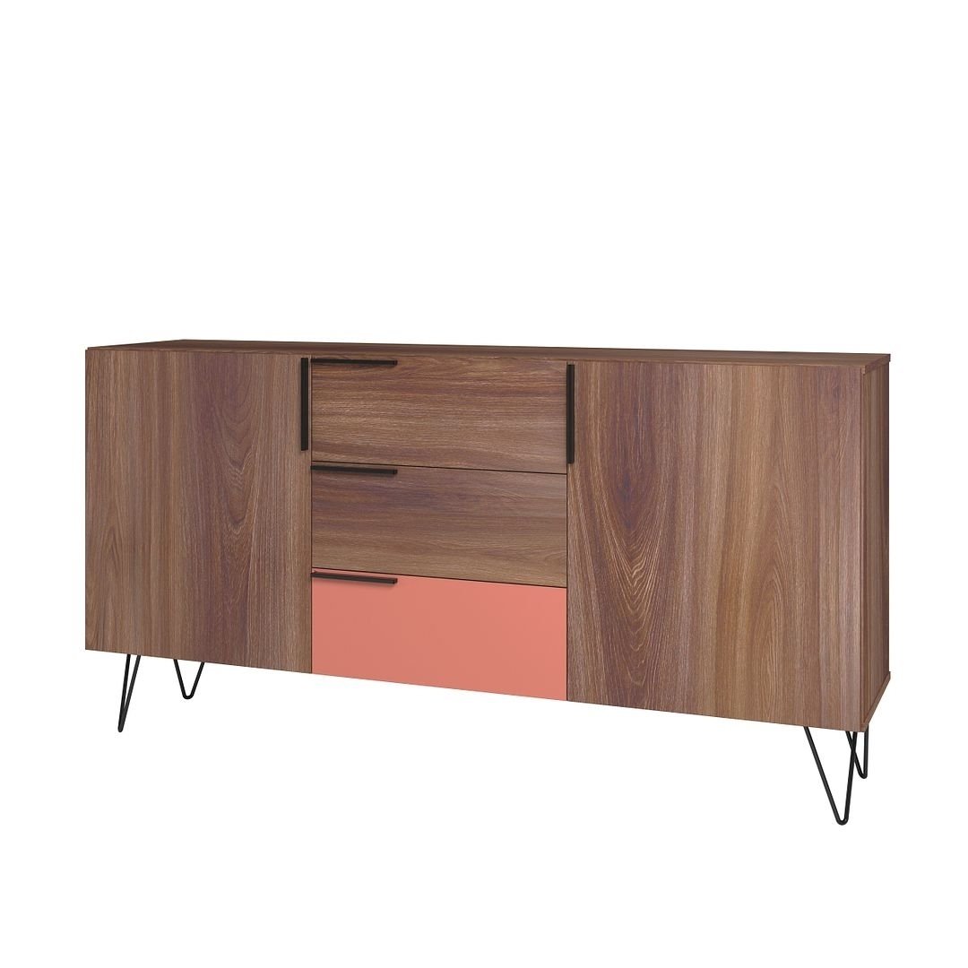 Beekman 62.99 Sideboard with 4 Shelves Image 4