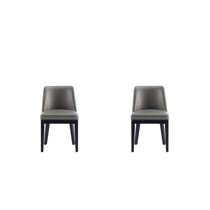 Gansevoort Modern Faux Leather Dining Chair (Set of 2) Image 5