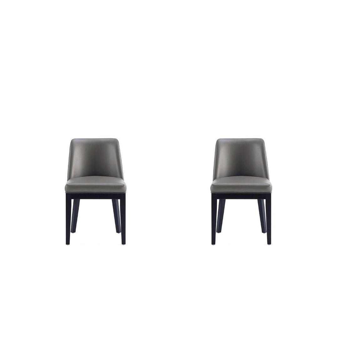 Gansevoort Modern Faux Leather Dining Chair (Set of 2) Image 1
